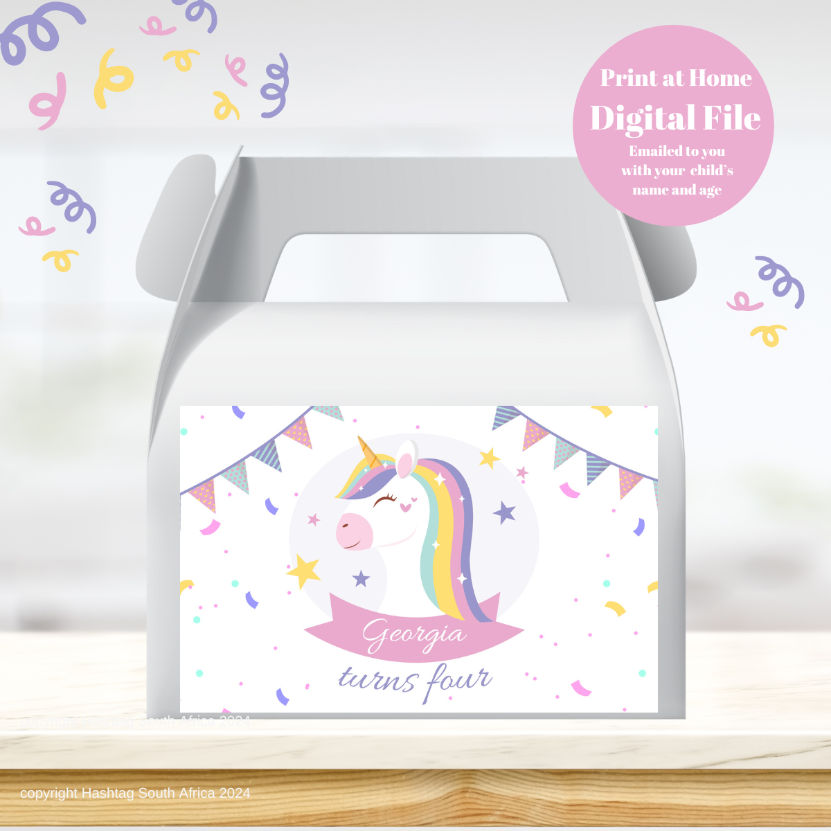 Print at Home Kids Party Pack Stickers