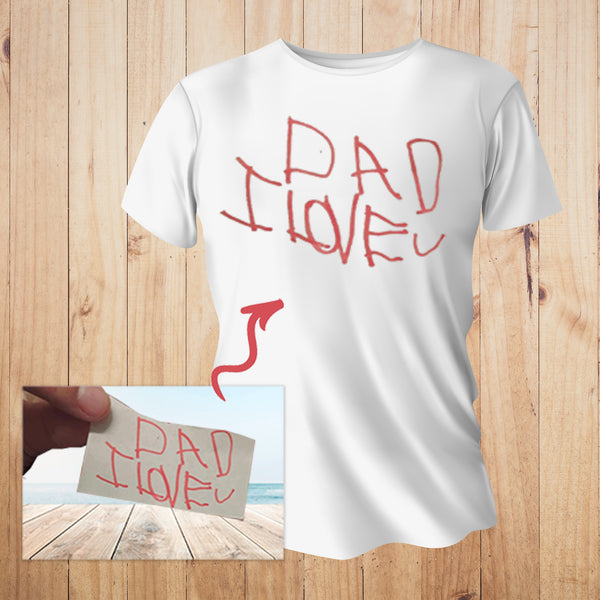 Father’s Day Handwritten Shirt
