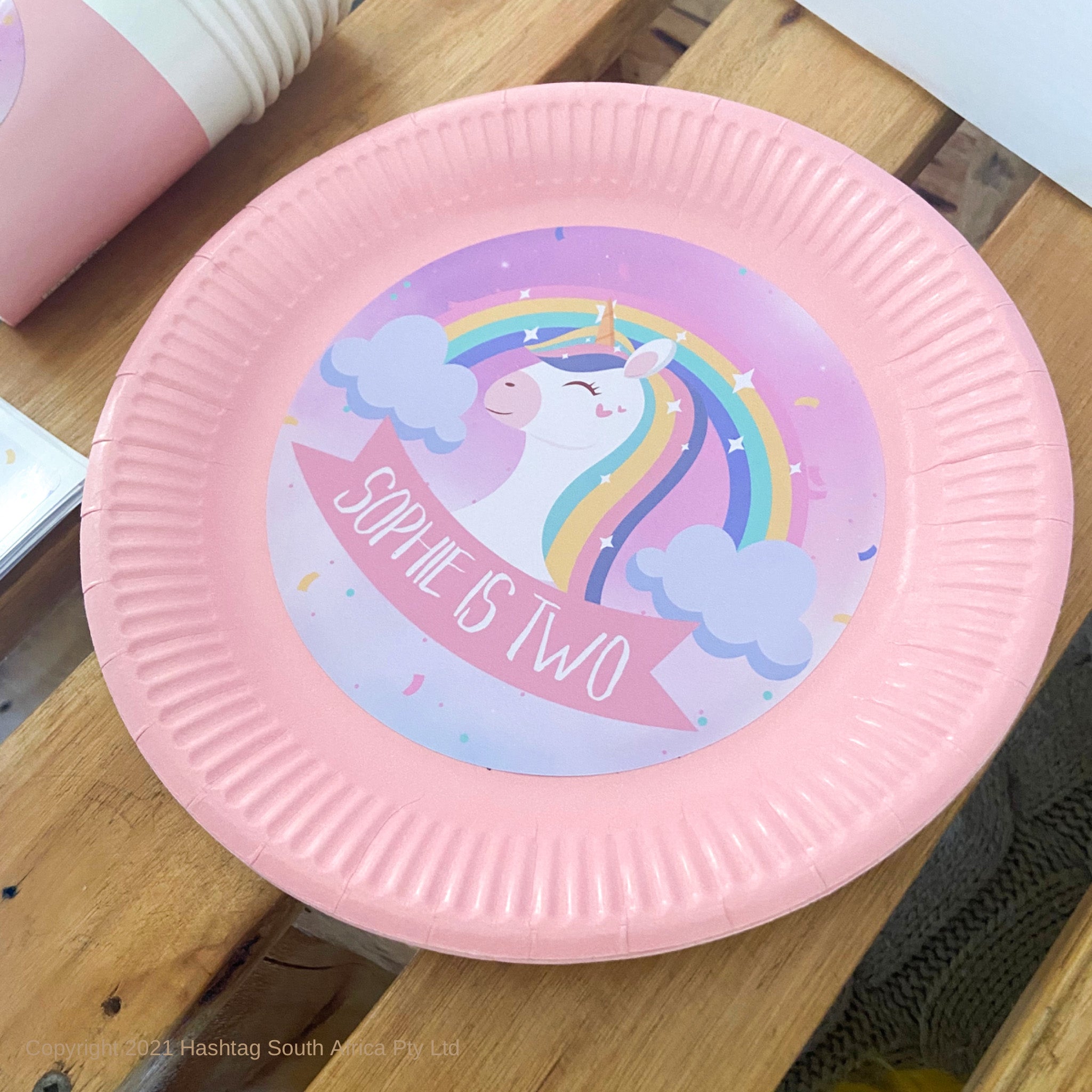 Plate with sticker (10)